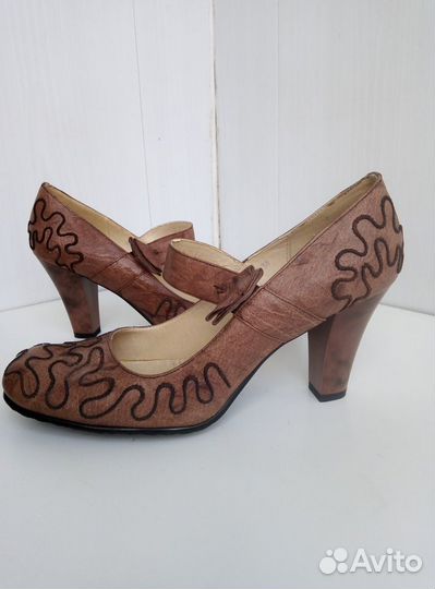 Туфли женские, демисезонные, натур.кожа, р.38