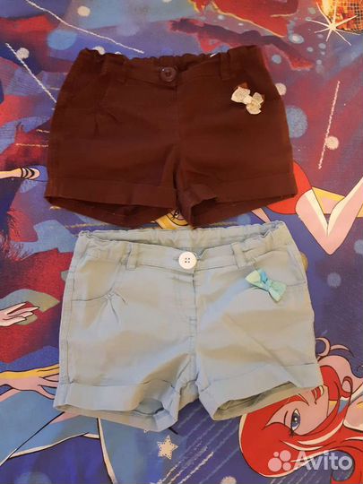 Шорты на девочку 4-6лет