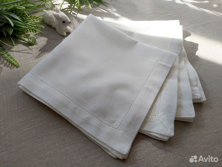 Набор салфеток с мережкой, 4 шт