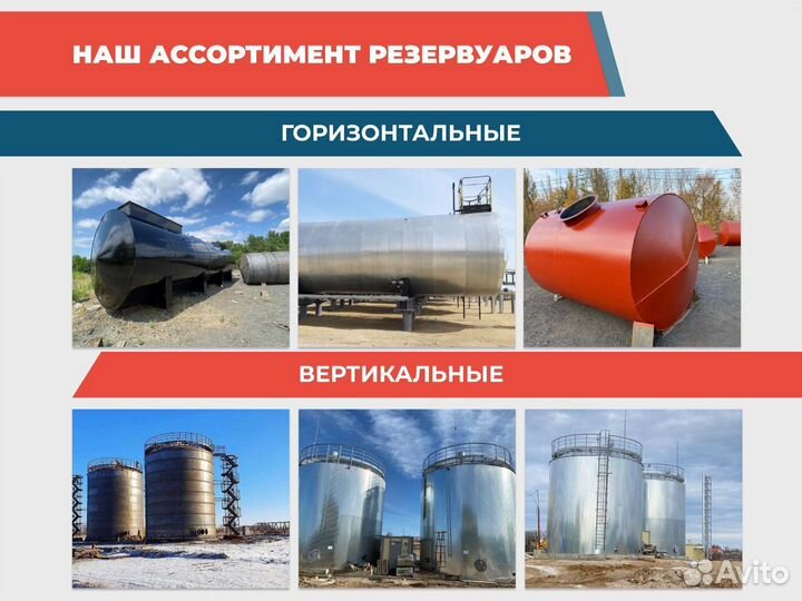 Резервуар вертикальный для АЗС 550м3