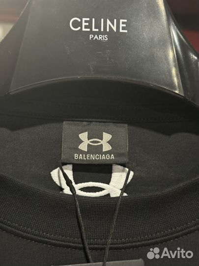 Balenciaga x Under Armour Oversized Black футболка