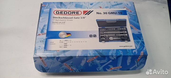 Набор торцевых головок 3/8