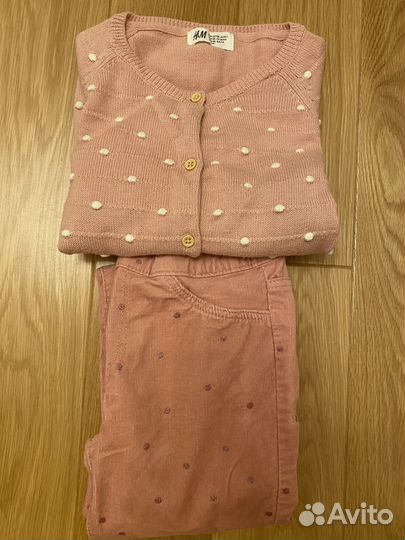 Комплект кофта и джинсы на девочку 128