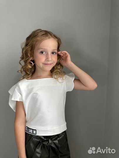 Новая Блузка рубашка для девочки 128-134-140-146