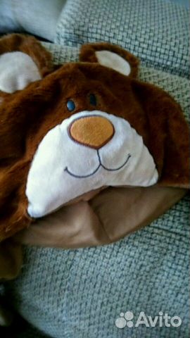 Шапочка медвежонок от 2 лет