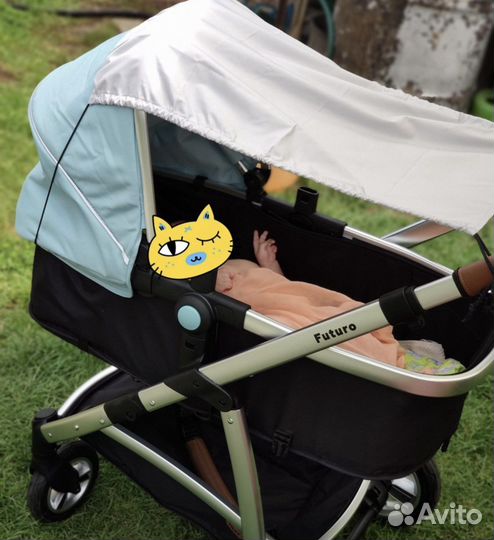 Тент для коляски, велосипеда с капором