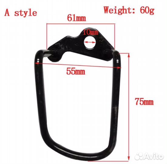 Защита заднего переключателя скоростей велосипеда