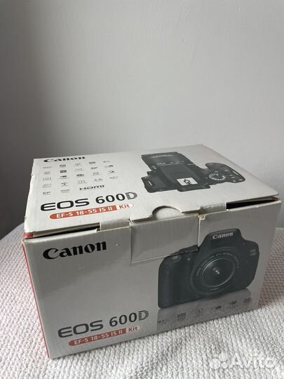 Фотоаппарат canon eos 600D