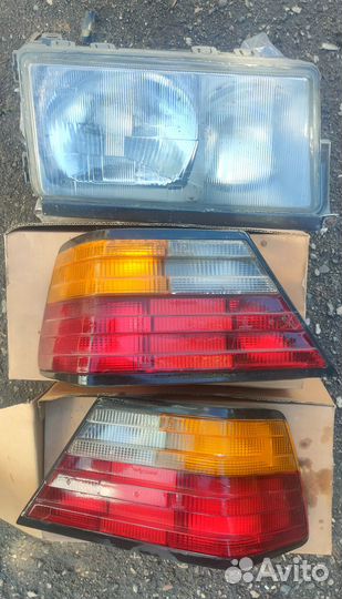 Mercedes фара, вентилятор радиатора w140