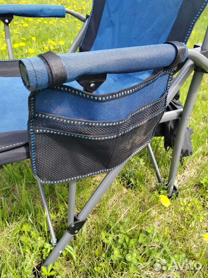 Кресло карповое складное с подстаканником