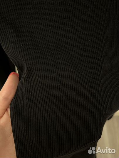 Лонгслив черный