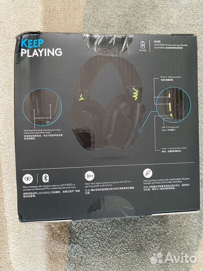 Беспроводные наушники logitech g435