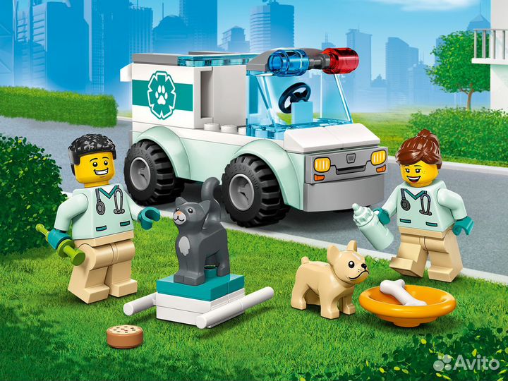 Lego City Ветеринарный фургон 60382