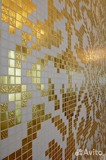 Панно из мозаики, хамам, бассейн