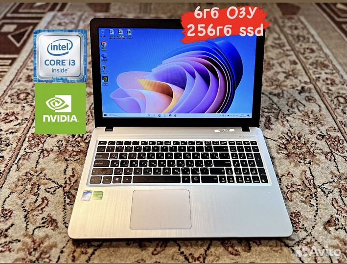 Игровой Ноутбук Asus core i3/GeForce 920m/ssd