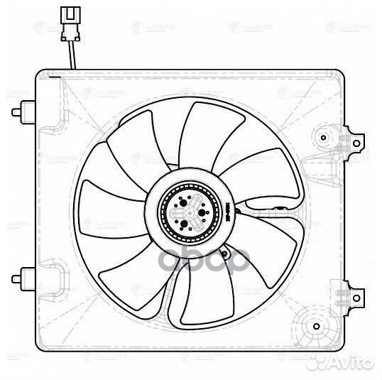 Вентилятор радиатора lfac2319 luzar