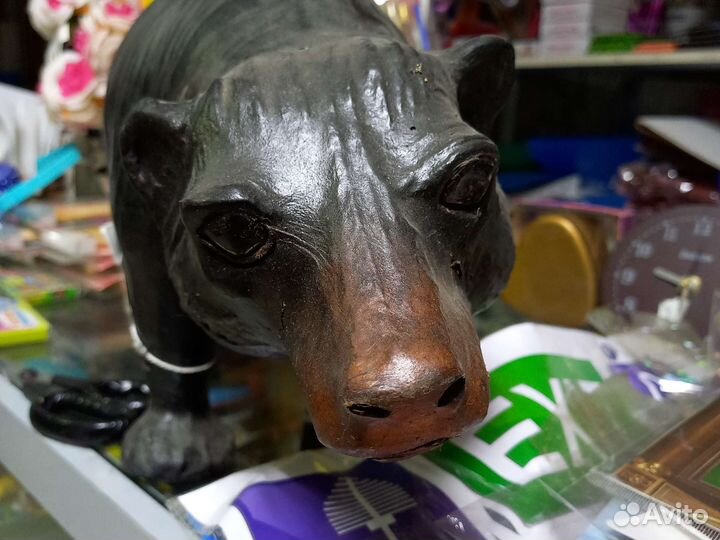 Медведь натуральная кожа