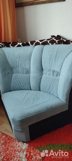 Большой угловой диван бу