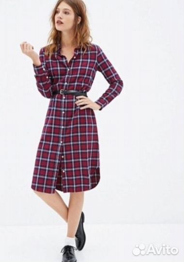 Платье - рубашка Zara