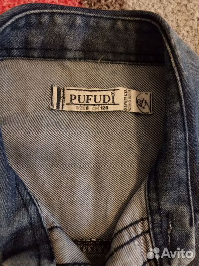 Рубашка джинсовая на мальчика