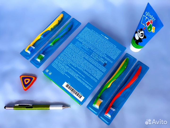 Детская зубная щетка Glister Kids Германия уп/4 шт