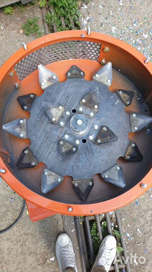 Шредер пластика пэт измельчитель