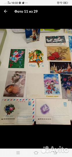 Открытки СССР по праздникам