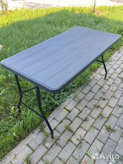 Уличный складной стол Леруа Мерлен 70х135