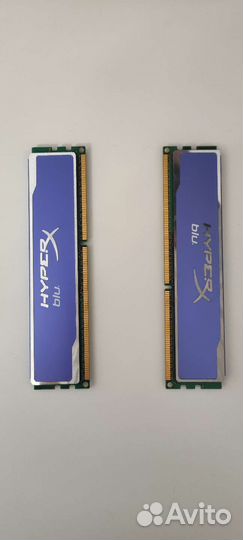 Память Kingston HyperX Blu DDR3 2x 4 Гб