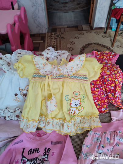 Вещи пакетом на девочку