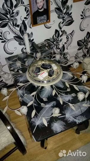 Люстра потолочная светодиодная с пультом