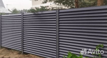 Ламели жалюзи для забора
