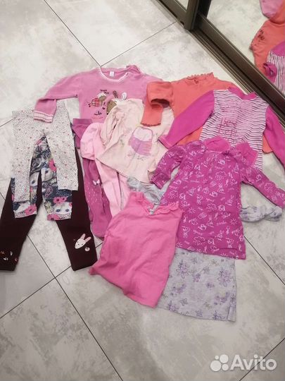 Пакет вещей для девочки 92р