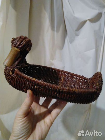 Хлебница плетёная СССР