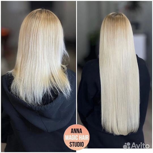 Итальянское горячее наращивание волос