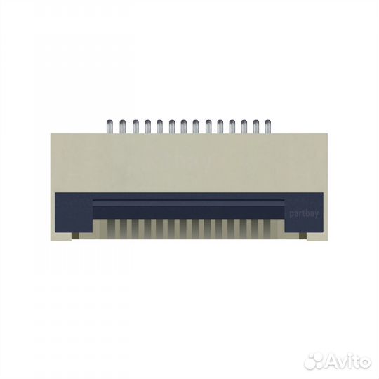 Коннектор для FFC FPC шлейфа 14-pin шаг 0.5mm ZIF