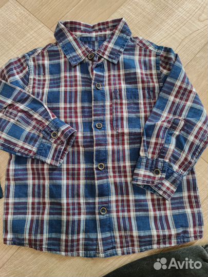 Пакет классных брендовых вещей для мальчика 80-86