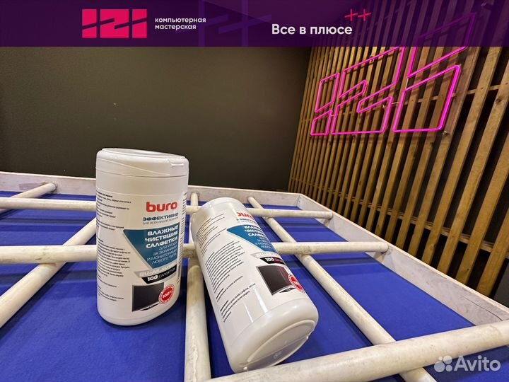 Влажные салфетки Buro для экранов мониторов