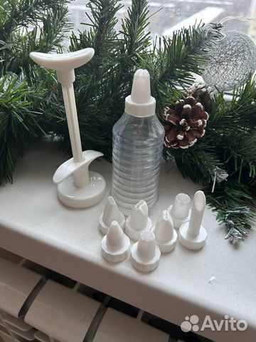 Кондитерский шприц с насадками