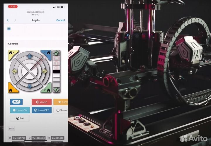 Контроллер чпу станка Mpcnc CNC Grbl ESP32 FluidNC