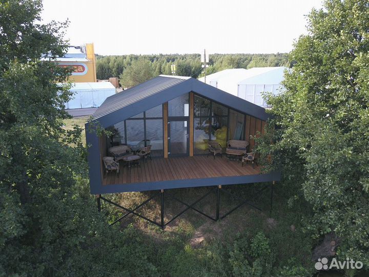 Каркасный дом под ключ 68м2 Барнхаус68