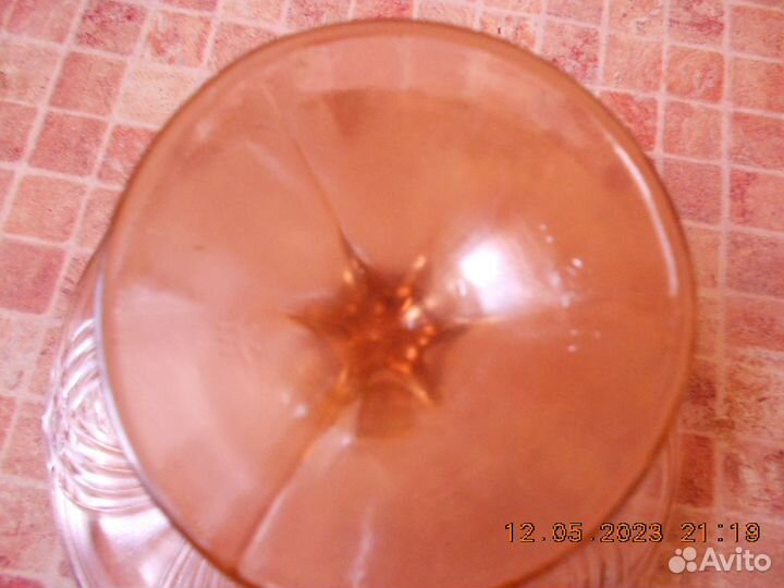 Вазы СССР(карамельное стекло)