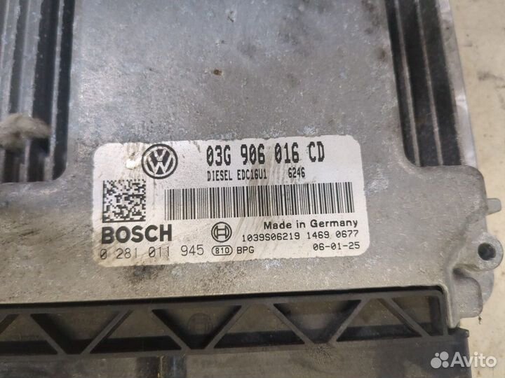 Блок управления двигателем Volkswagen Touran, 2006