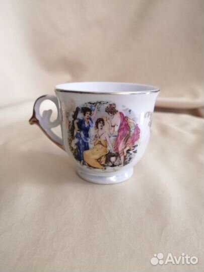 Сервиз кофейный Мадонна Чехия 12 предметов