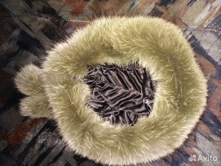 Шапка песец р-р 57. Новая