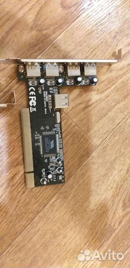 PCI контроллеры 4+1 USB