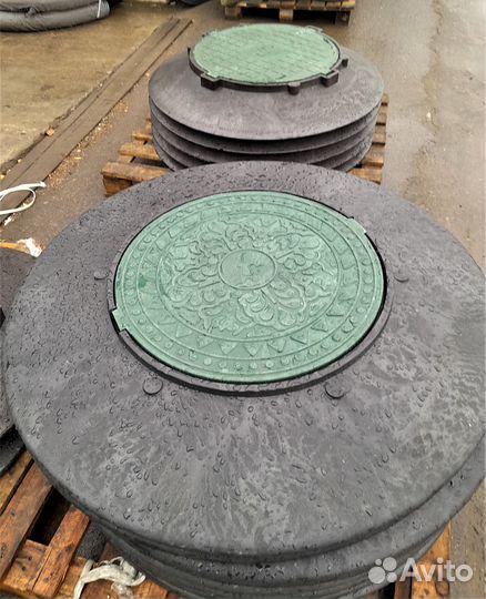 Люк полимерпесчаный конусный