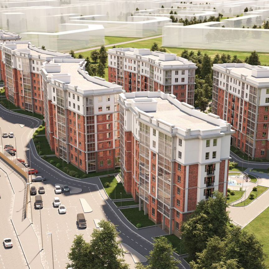 1-к. квартира, 47,6 м², 6/8 эт.