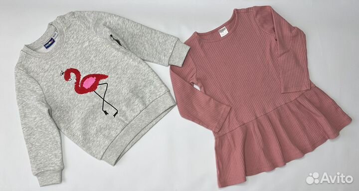 Пакет брендовых вещей на девочку 86-98