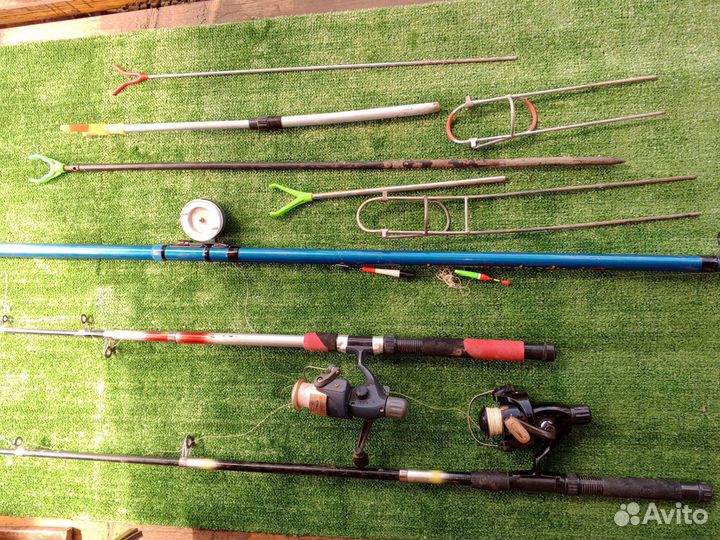 Спиннинги катушки удочка и все для рыбалки